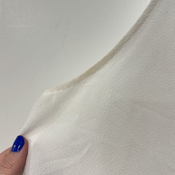 **TWO FOR $30** Wilfred sleeveless a-line white blouse - Picture 4 of 4